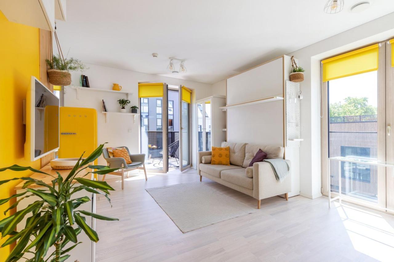 Yellow Studio Paupys Leilighet Vilnius Eksteriør bilde