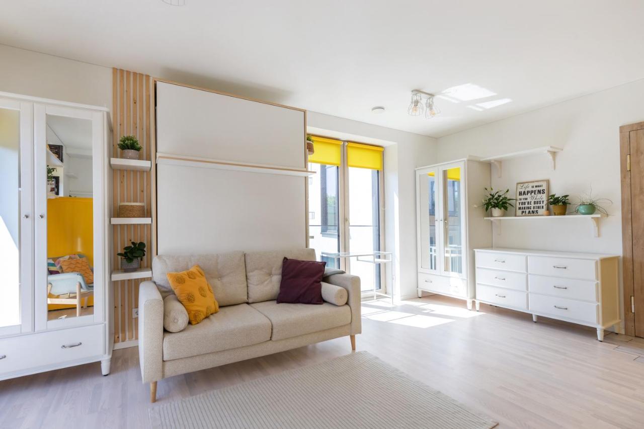 Yellow Studio Paupys Leilighet Vilnius Eksteriør bilde